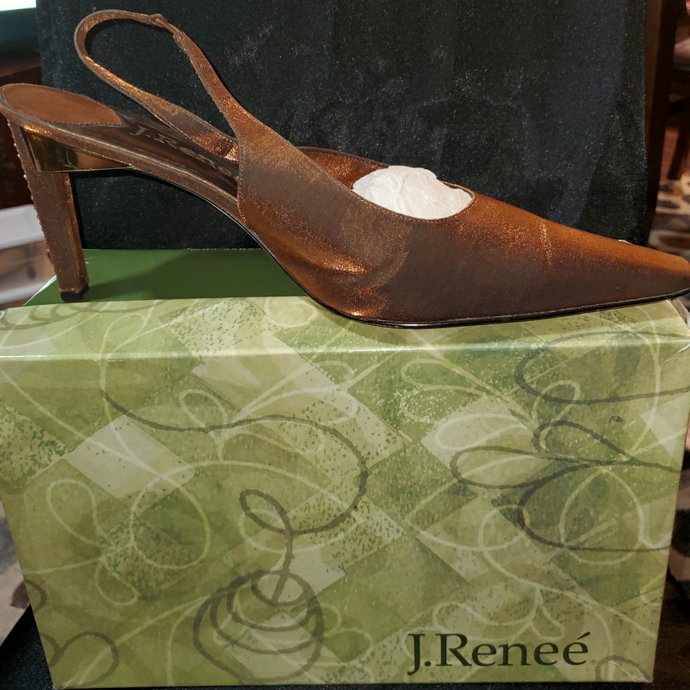 J. Renee Bronze Heels